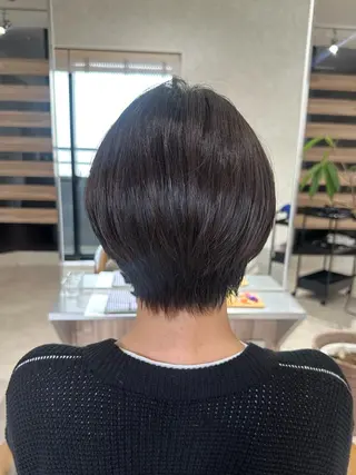 ショート カラー 🎀似合わせカット/ ボブ/佐瀬千枝🎀のヘアスタイル