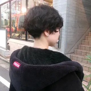 ショート パーマ ショート/ボブ 🌼YUNAのヘアスタイル
