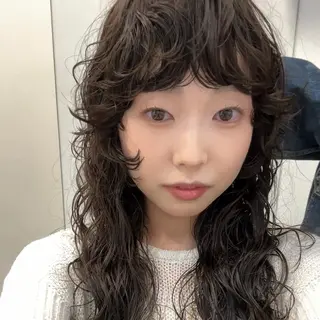 セミロング パーマ 🌀perm 🌀のヘアスタイル