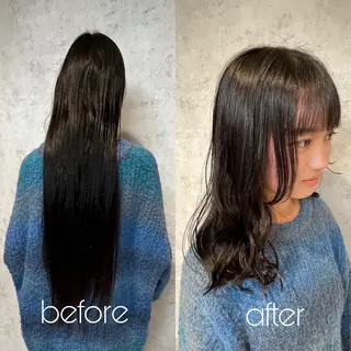 セミロング こだわりカラー🕊️ 坪井美南🌼のマツエク・マツパデザイン