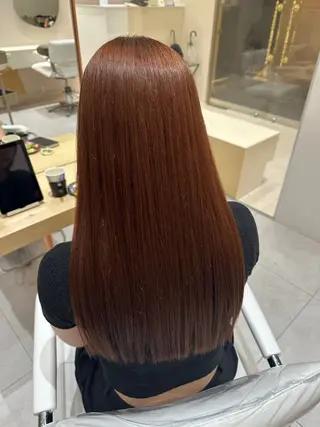 ロング 信太 佑茄のヘアスタイル