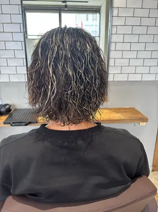 ミディアム 菊地 優斗のヘアスタイル