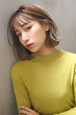 ショート カラー marfe天王寺 髪質改善/メンズのヘアスタイル