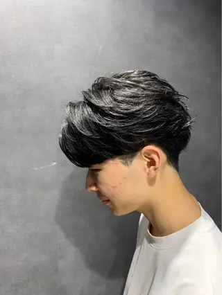 ショート パーマ指名率No1 メンズ特化ケイトのヘアスタイル