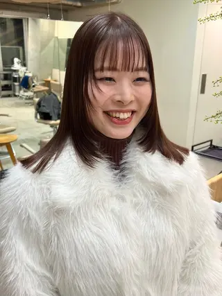 セミロング mee.所属・透明感カラー /あづき⭐️のヘアスタイル