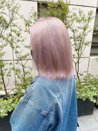 ミディアム カラー パーマ ヘアアレンジ メンズ キッズ ネイル マツエク・マツパ アイブロウ nico TOKYO 渋谷所属・ブリーチ　ハイトーン 特化🌈フジタハルキのヘアスタイル