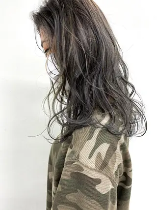 セミロング 小澤大輔 YOLO hairのヘアスタイル