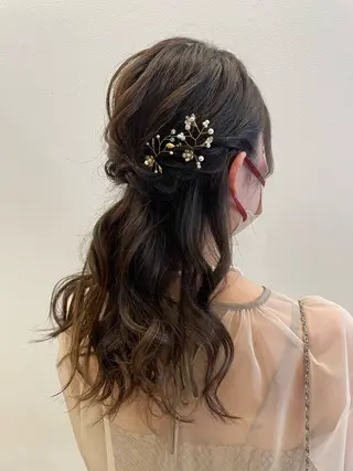 セミロング 豊田 智美のヘアスタイル