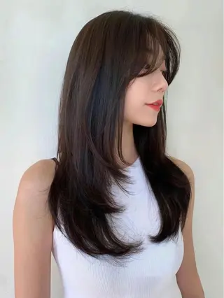 セミロング カラー 鈴木 一貴のヘアスタイル