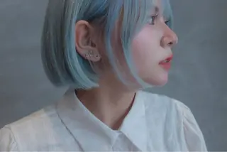 ミディアム けいし🐬ボブ 美髪縮毛矯正のヘアスタイル