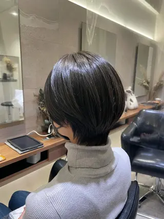 ショート カラー 透明感カラー/艶髪 ♥柏谷菜穂♥のヘアスタイル