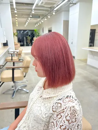 ミディアム カラー ブリーチカラー🦋‪ 田中さくらのヘアスタイル