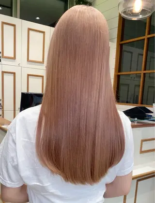 ロング カラー mauve代官山所属・CHIHIRO🧸 代官山🩰ピンク🩰のヘアスタイル