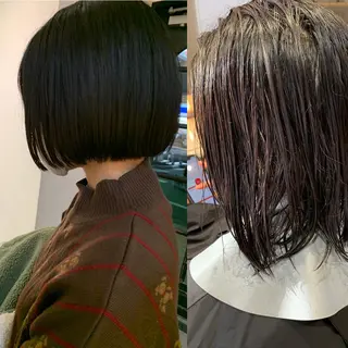 ショート カラー パーマ ヘアアレンジ メンズ キッズ rewards成城学園前店所属・hiro【沿線で叶う 似合わせhair】のヘアスタイル