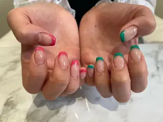 ネイル RICO NAIL所属・RICO Nail パーツつけ放題🌈のネイルデザイン