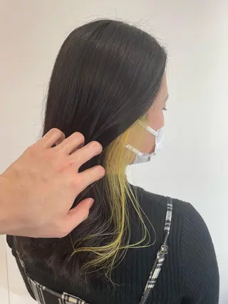 セミロング カラー HIKARU副店長/ ✨️髪質改善のヘアスタイル