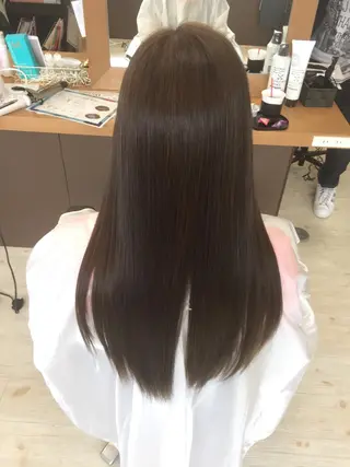ロング カラー パーマ ヘアアレンジ メンズ キッズ ネイル マツエク・マツパ Lien 深井店のヘアスタイル