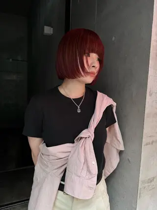 ミディアム 村田 灯のヘアスタイル