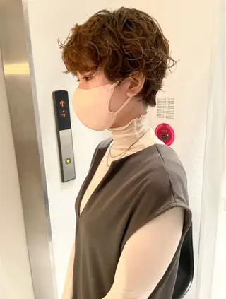 ショート パーマ 🎀Maho🎀ボブ × 髪質改善のヘアスタイル