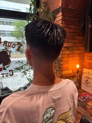 ショート フォーコーナーズカットショップ本店所属・設楽 カットモデル募集中のヘアスタイル