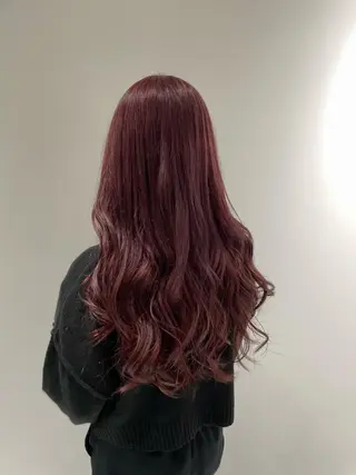 ロング カラー GO TODAY SHARE SALON 原宿本店所属・ブリーチ/ハイトーン 艶カラー/ユリナのヘアスタイル