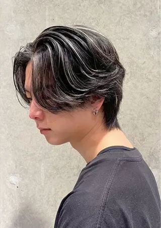 カラー メンズ Ash 武蔵新城店のヘアスタイル
