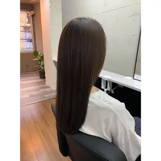 ロング 髪質改善専門　酸性ス トレート　縮毛矯正のヘアスタイル