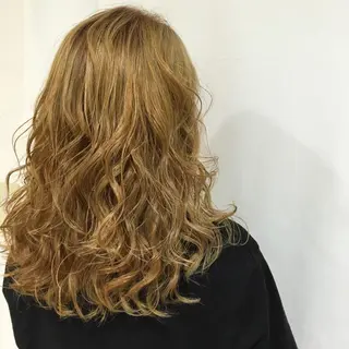 セミロング カラー きむえり/髪質改善 /セット/カラーのヘアスタイル