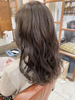 ミディアム カラー ヘアアレンジ 増子 幹樹のヘアスタイル