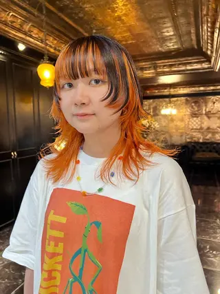 ロング カラー haco＋所属・圧倒的デザイン力 店長🎨RENAのヘアスタイル