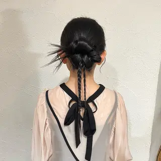ロング ヘアアレンジ パ ルのヘアスタイル