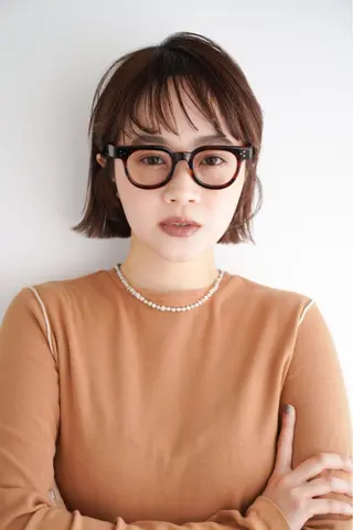 ショート カラー 🍓艶髪/艶カラー ハイトーン/しんたにのヘアスタイル