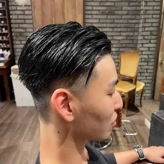 ショート メンズ peakshair所属・堀江/メンズパーマ 𝒀𝑼𝑻𝑶のヘアスタイル