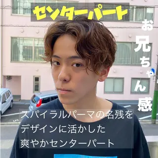 パーマ メンズ メンズサロンLOSS所属・メンズサロン rootのヘアスタイル