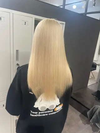 ロング カラー 心斎橋/ハイトーン/ airi⠀のヘアスタイル