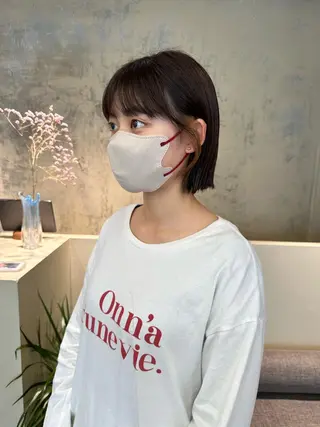 ショート カラー yupi🐈‍⬛ レイヤー/パーマのヘアスタイル