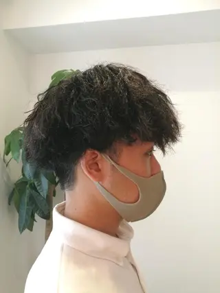 パーマ メンズ 【23時まで営業】 酒井啓佑のヘアスタイル