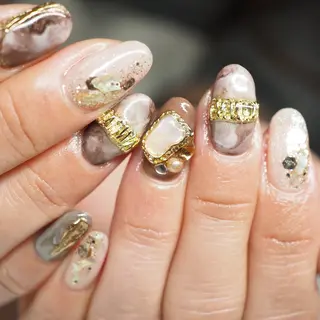 ネイル 深爪を断らない スカルプ高評価店のネイルデザイン