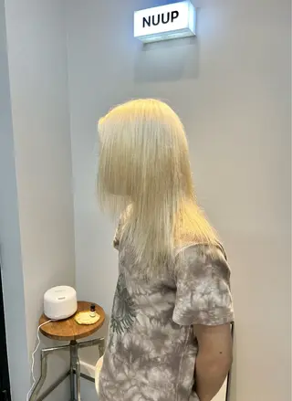 セミロング 美髪縮毛矯正/ 髪質改善/岩田一駿のヘアスタイル