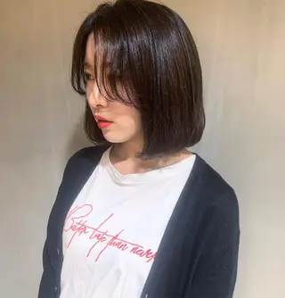 ミディアム カラー SALOWIN梅田茶屋町店所属・ウルフレイヤーカット /チヒロのヘアスタイル