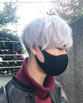 カラー ヘアアレンジ メンズ ainico+所属・メンズ特化✂️栗原 侑也のヘアスタイル