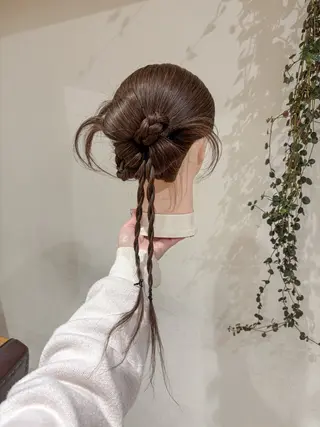 ヘアアレンジ 似合わせカット ▫️ｲﾁｶ🌻のヘアスタイル