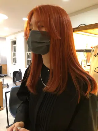 ロング カラー NOUN所属・eri kinjoのヘアスタイル