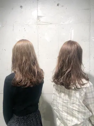 ロング カラー パーマ ヘアアレンジ メンズ キッズ ネイル マツエク・マツパ Rene'所属・当日予約⭕️ yuriのヘアスタイル