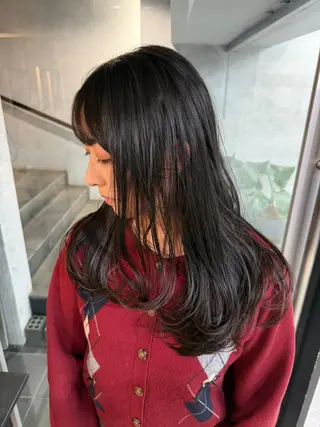 セミロング カラー 表参道/中明度カラー /レイヤー/Youのヘアスタイル