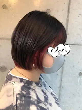 ショート カラー 美髪✨髪質改善特化 🦩対馬🦩のヘアスタイル