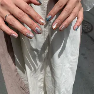 ネイル ゆびのさき所属・shiho /Petillantのネイルデザイン