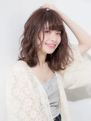 パーマ 髪質改善・修復 成瀬由賀里のヘアスタイル