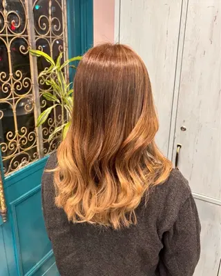 ロング 🌱なゆみ🌱透明感 /ナチュラル/高宮のヘアスタイル