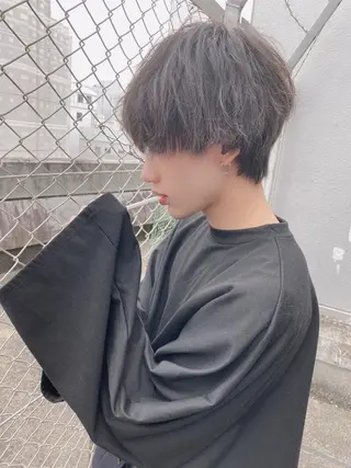 ショート 静岡/草薙パーマ メンズバレイヤージュのヘアスタイル